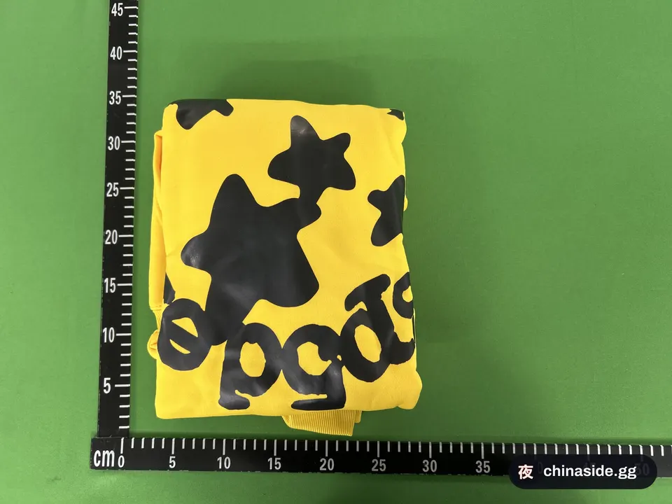 QC photo of the Hip Hop Letter Print Hoodie
