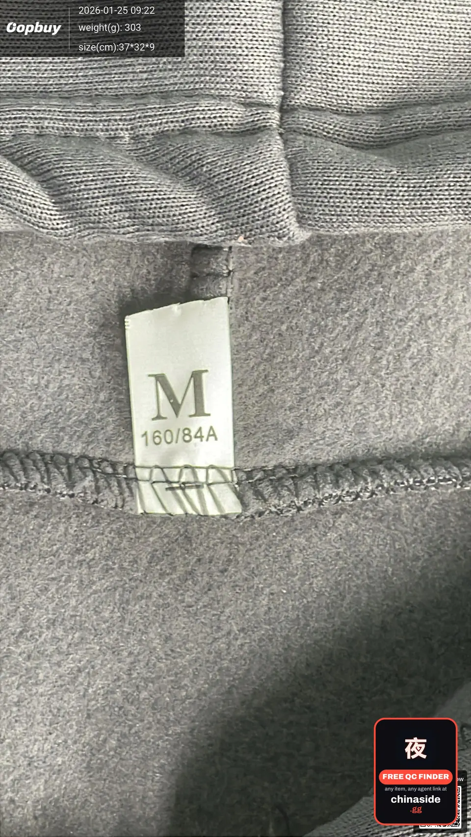QC photo of the Women's Fleece Hooded Sweatshirt