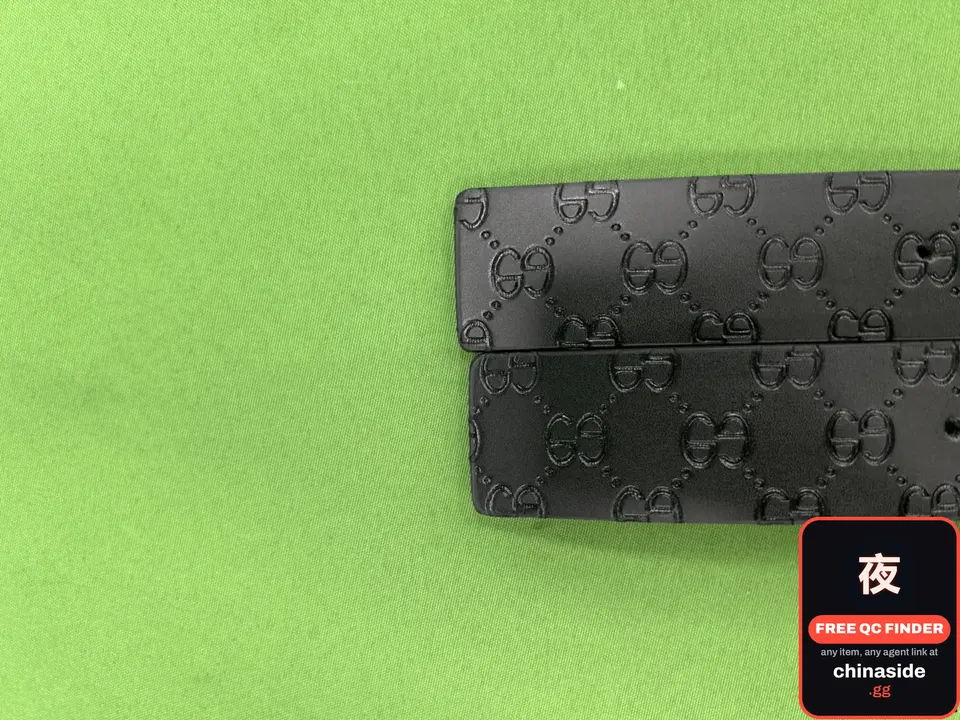 QC photo of the Black Leather Belt with Black Buckle