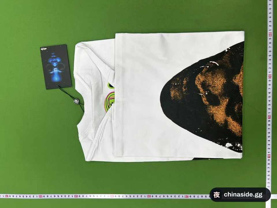 QC photo of the Graphic Print White T-Shirt