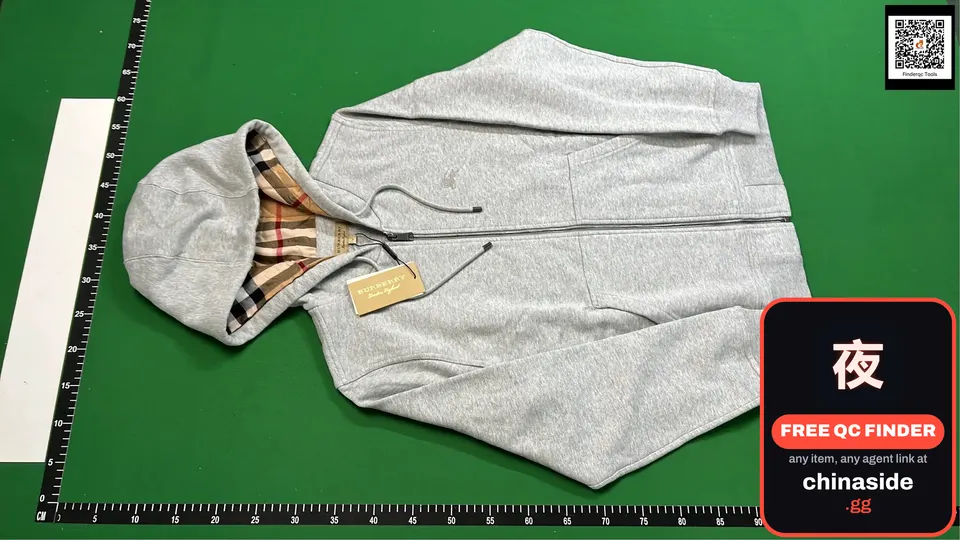 QC photo of the Chest Embroidered Spurs Hoodie