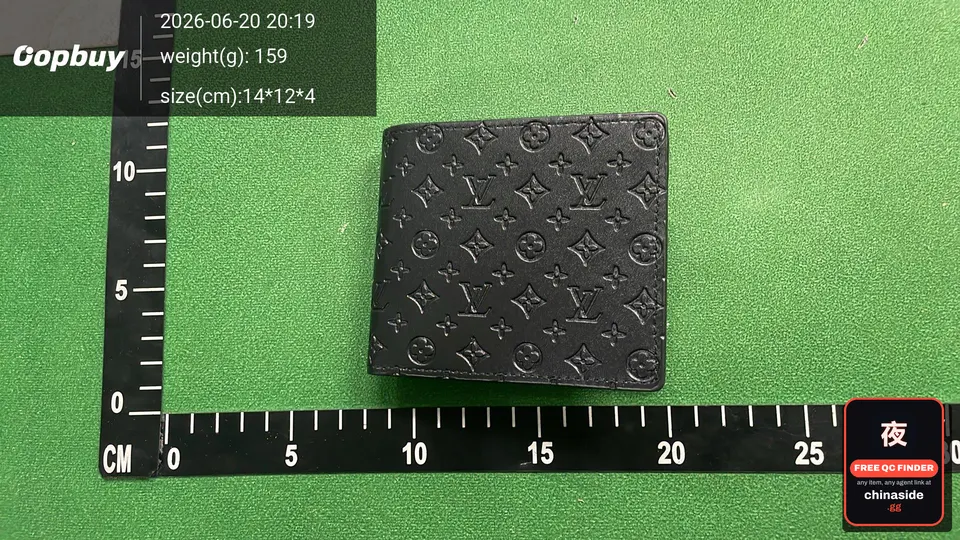 QC photo of the Men's Embossed Wallet