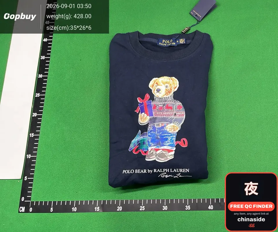 QC photo of the Ralph Lauren Sweater And Pants Set