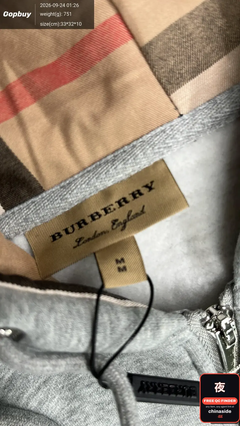 QC photo of the Warhorse Hoodie