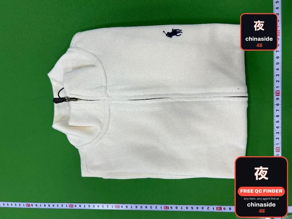 QC photo of the Knitted Zip-up Cardigan