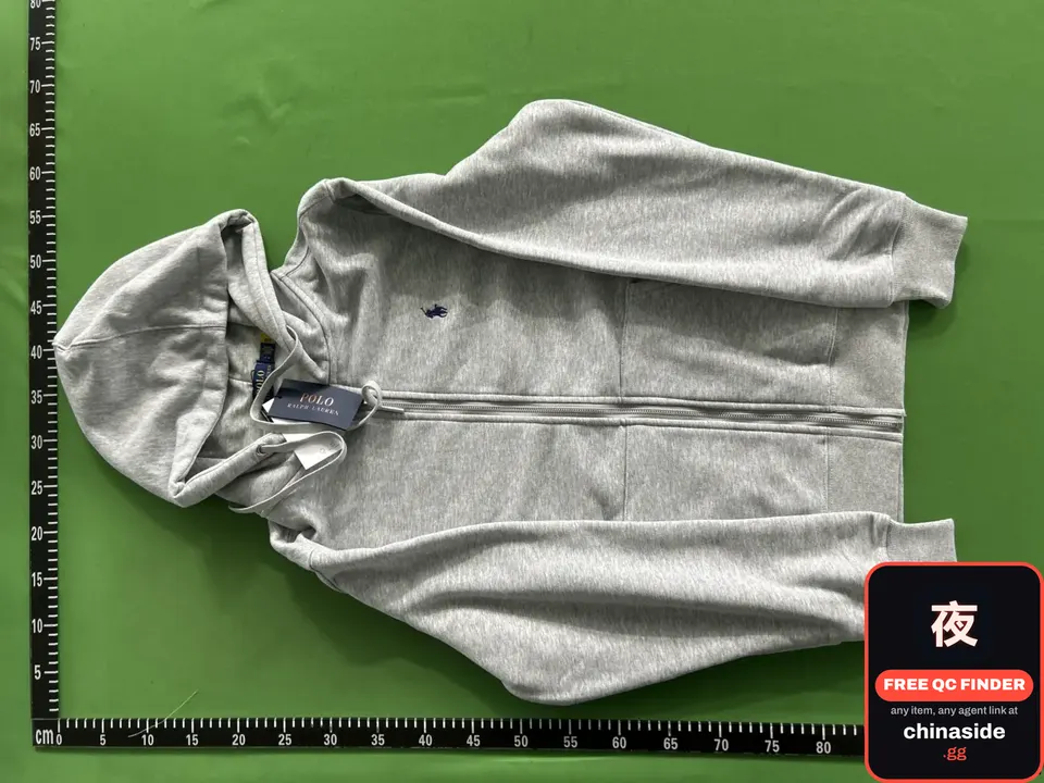 QC photo of the Zipper Hooded Coat