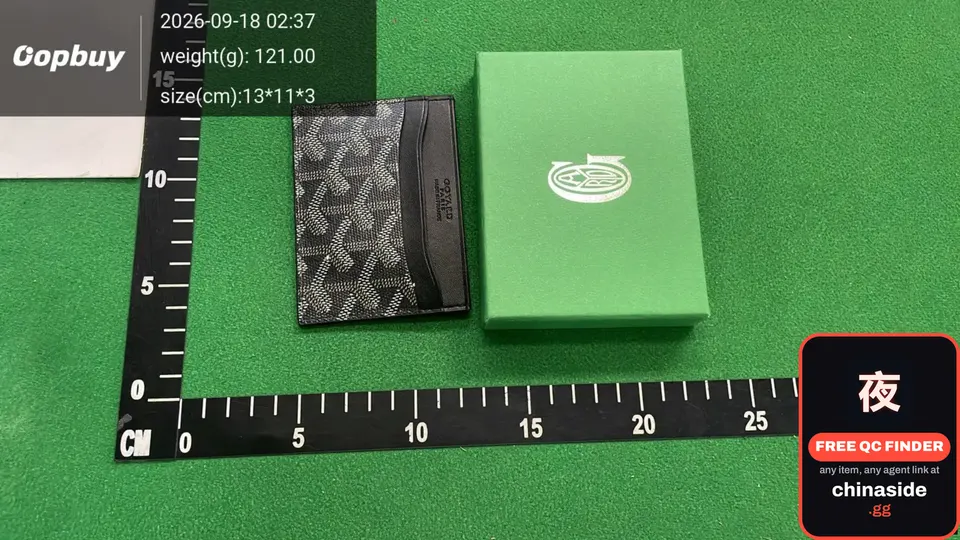QC photo of the Wallet/Cardholder Blind Box