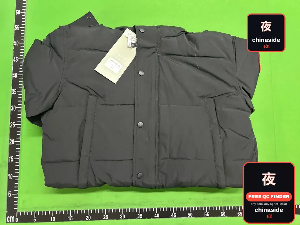 QC photo of the Goose Home Fur Collar Parker Jacket