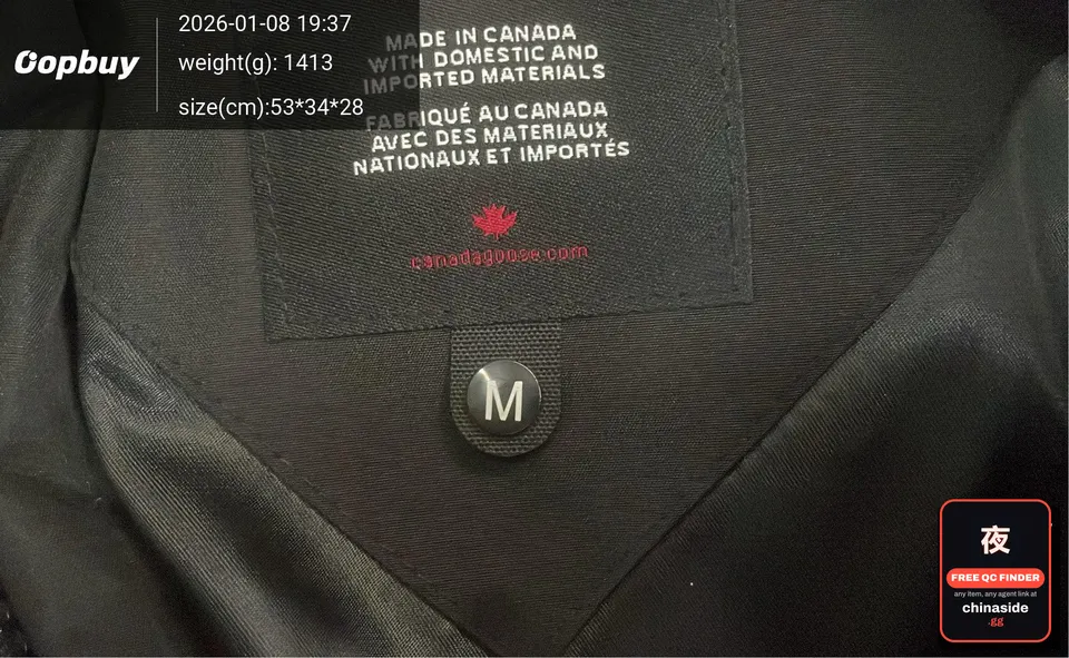 QC photo of the Parka Down Jacket