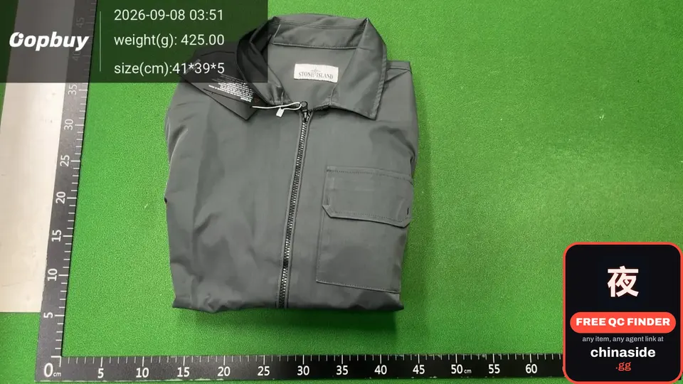 QC photo of the Casual Zipper Shirt