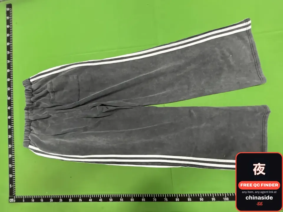 QC photo of the Skull Anti-War Washed Sweatpants