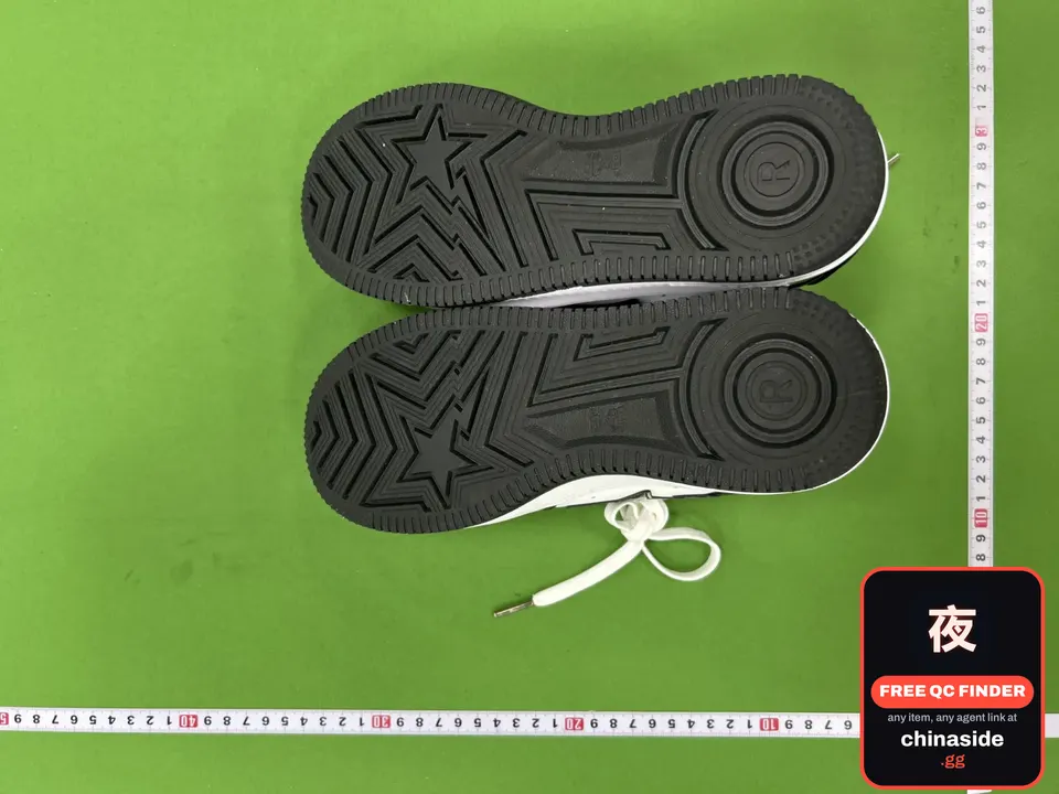 QC photo of the Bape Shoes 7+ colorways