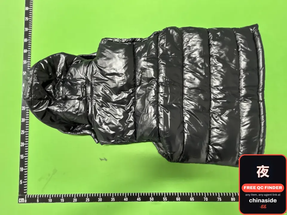 QC photo of the Unisex Hooded Down Vest