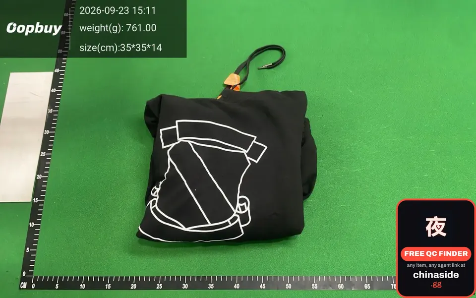 QC photo of the Sweatshirt