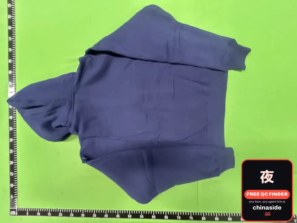 QC photo of the All-Star Thick-Needle Zipper Hoodie