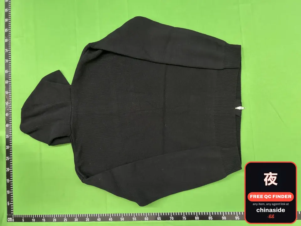 QC photo of the 3M University Knitted Zip-Up Hoodie