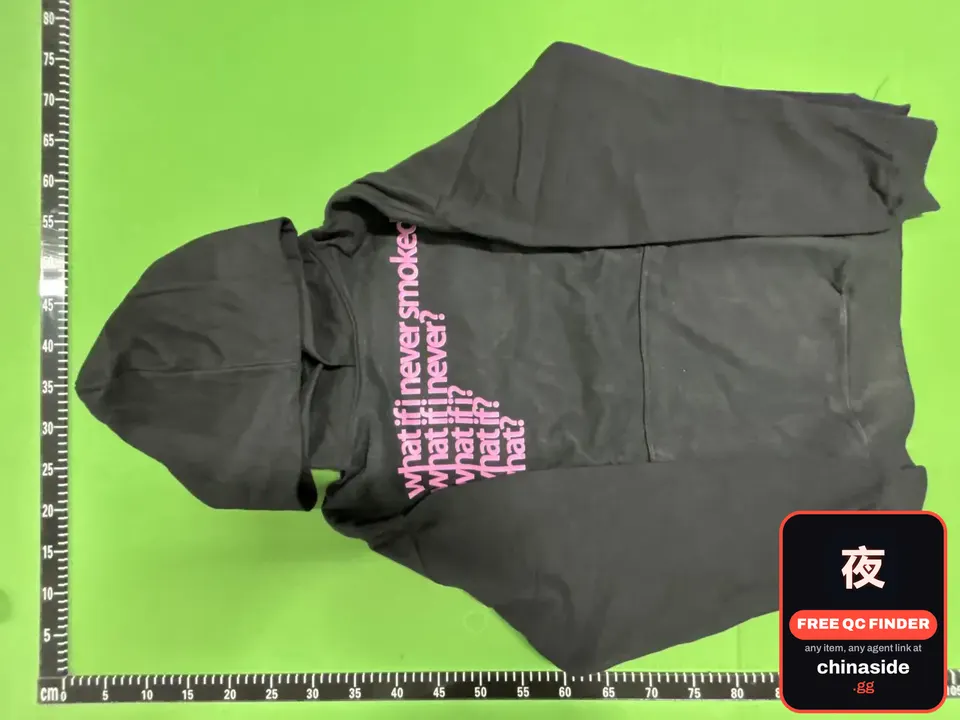 QC photo of the Passion Shapes The Future Hoodie