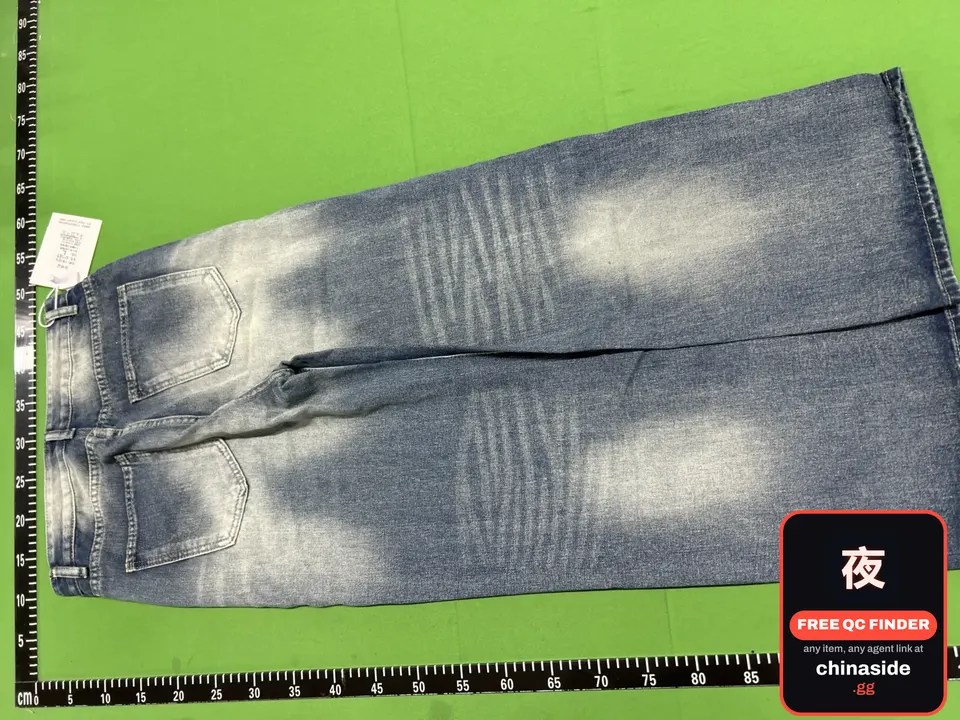 QC photo of the American Cleanfit Rapped Patch Straight Cowboy Pants