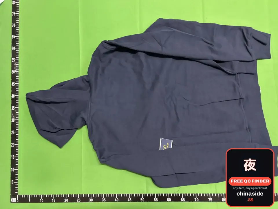 QC photo of the Double-Sided Zip-Up Top