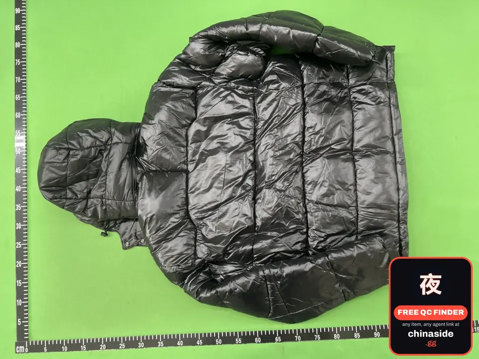 QC photo of the Glossy Puffer Jacket