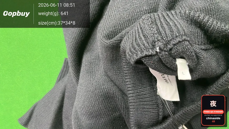 QC photo of the Classic Heart Jacquard Pullover Sweater