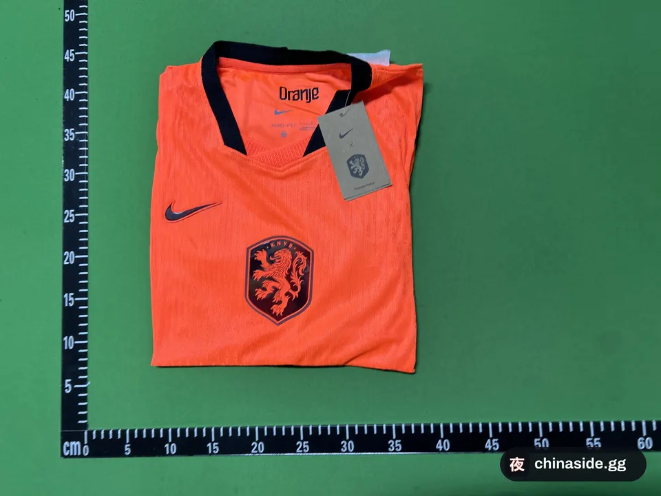 QC photo of the Netherlands Home Jersey