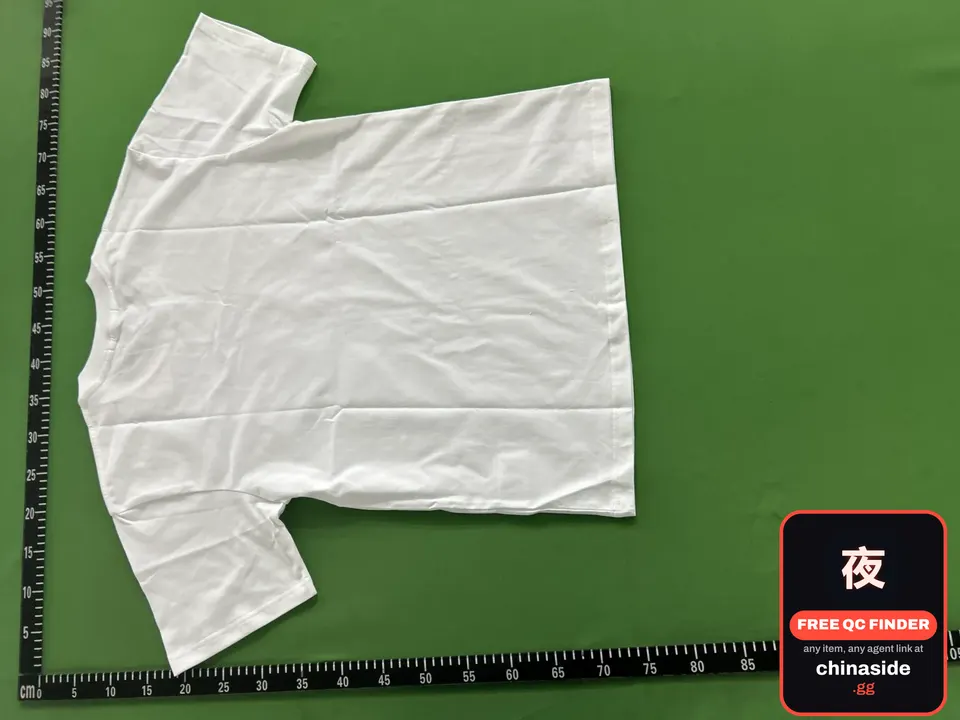 QC photo of the Color-Painted Print Short-Sleeve T-Shirt