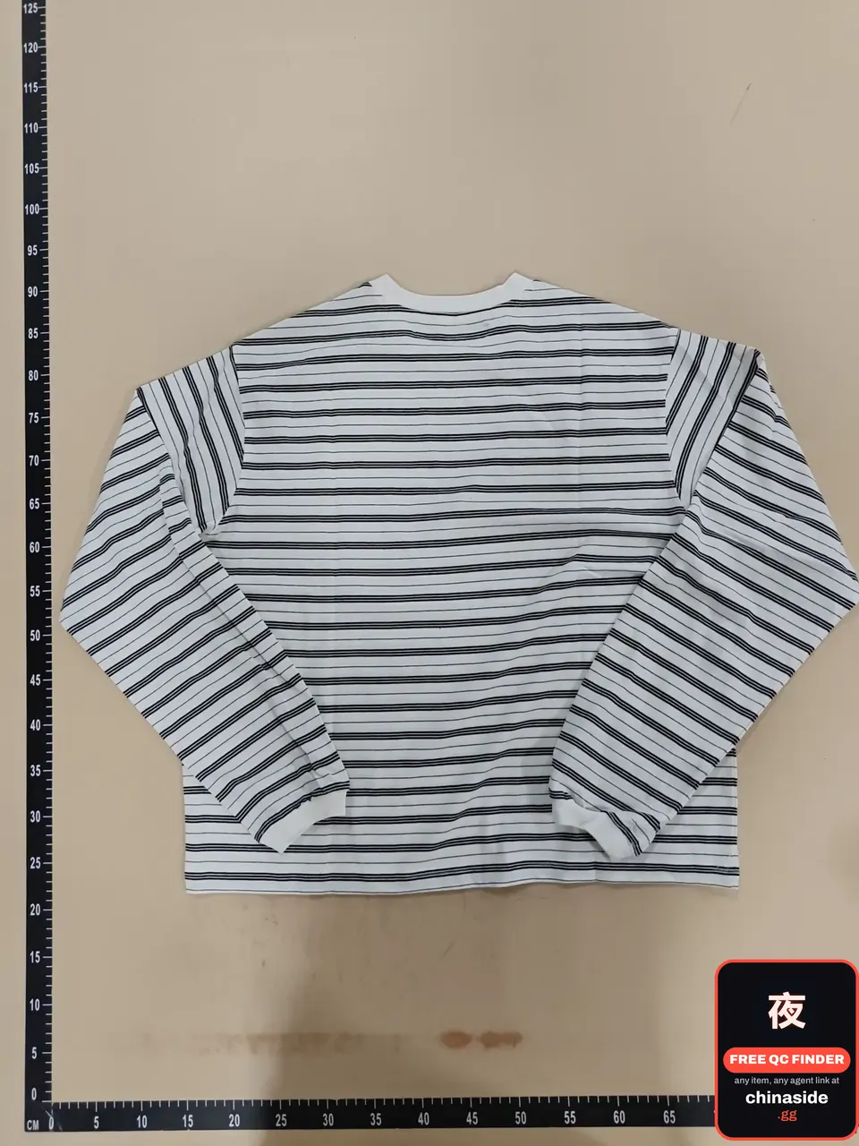 QC photo of the Zebra Long-Sleeve Shirt