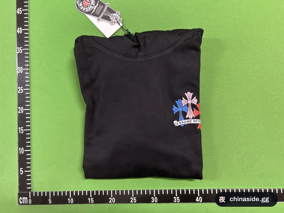 QC photo of the Cross-Horseshoe Washed Hooded Sweatshirt