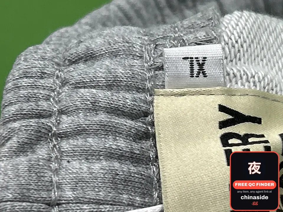 QC photo of the Graffiti Print Patchwork Sweatpants