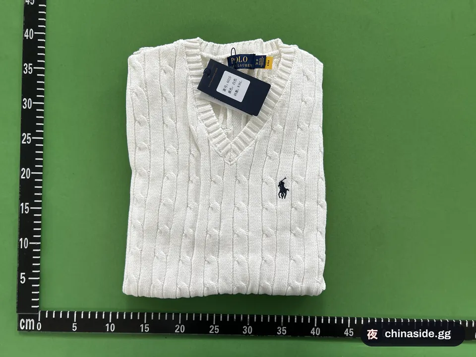QC photo of the Embroidery Cotton Wool Vest