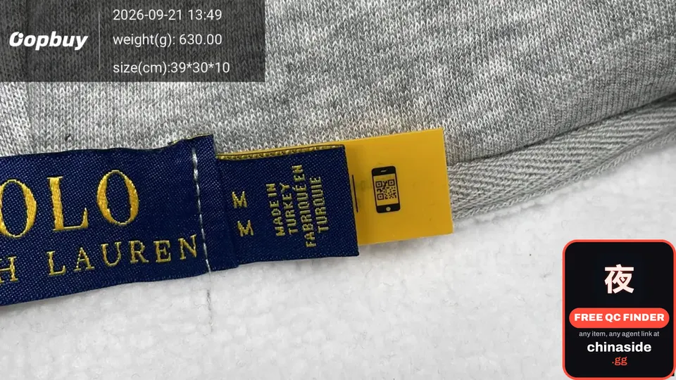 QC photo of the Lili Cross Border Paul Men Polo Hooded Sweater
