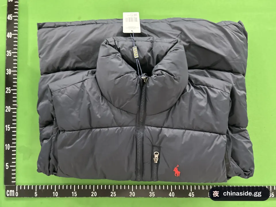 QC photo of the American-Style Stand-Collar Cotton Vest Coat