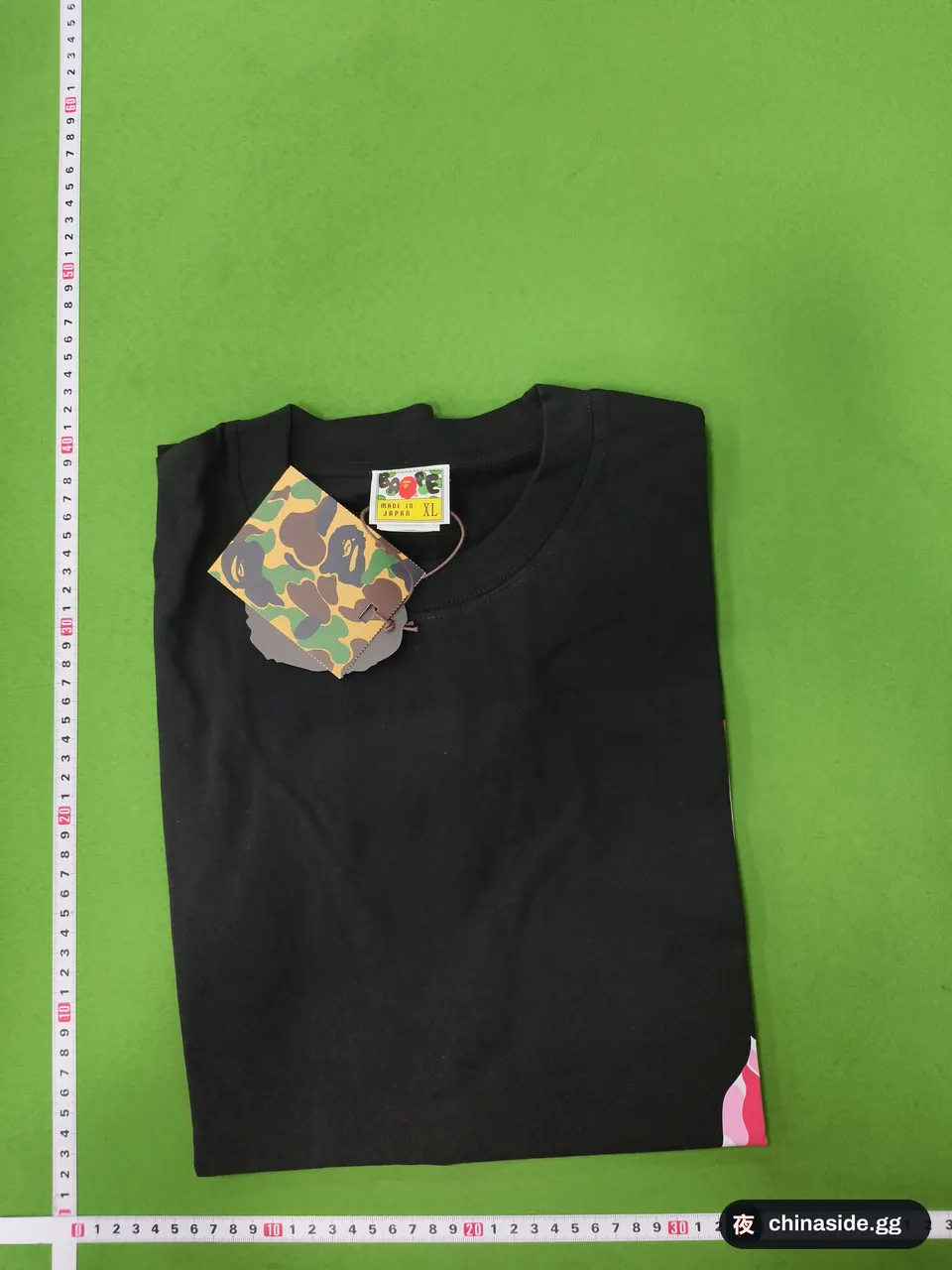 QC photo of the Side-Paneled Color-Block T-Shirt