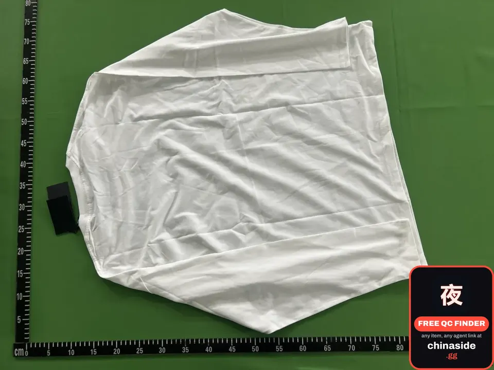 QC photo of the Heavyweight Long-Sleeve Embroidered Crewneck Shirt