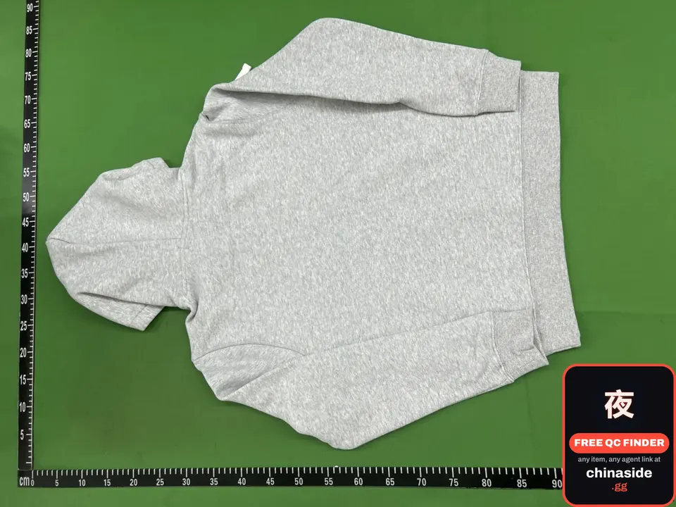 QC photo of the Fleece Hooded Pullover