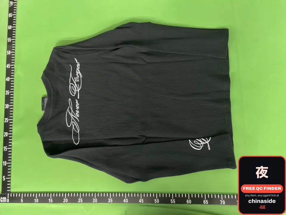 QC photo of the Oblivion Waffle Long Sleeve Top