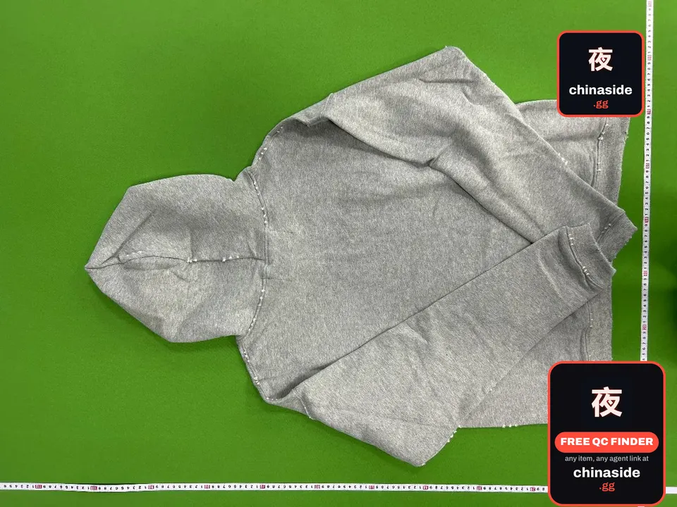QC photo of the Gradient Dye Vintage Hoodie