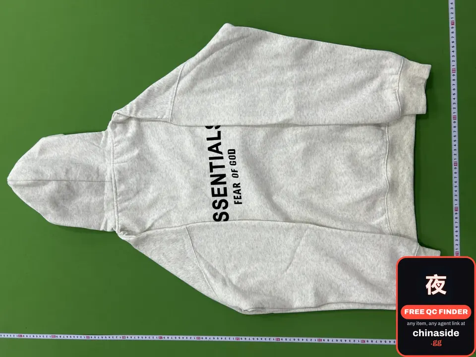 QC photo of the ESS Hoodie