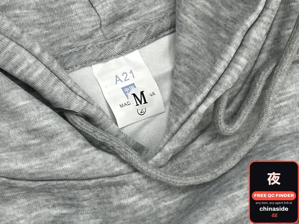 QC photo of the Skims Stacked Pullover Hoodie