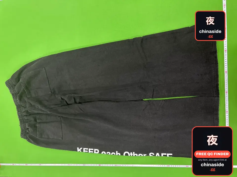 QC photo of the Ihs 011 Black Helios Wide Leg Pants