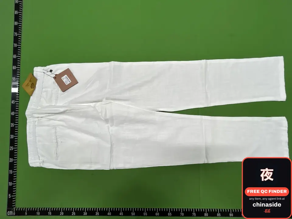 QC photo of the Men's Straight-Leg Linen Trousers