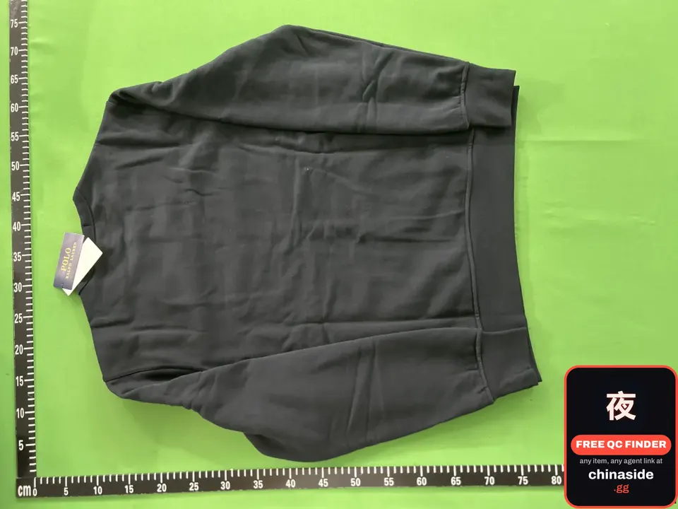 QC photo of the RL Crown Fleece Graphic Sweatshirt